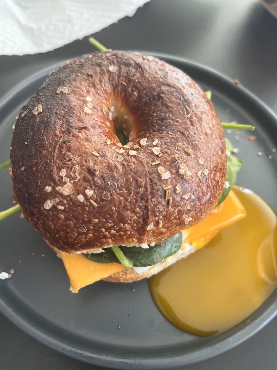 Bagel sandwich